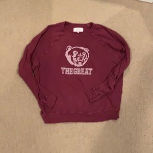 The Great college sweatshirt with graphic